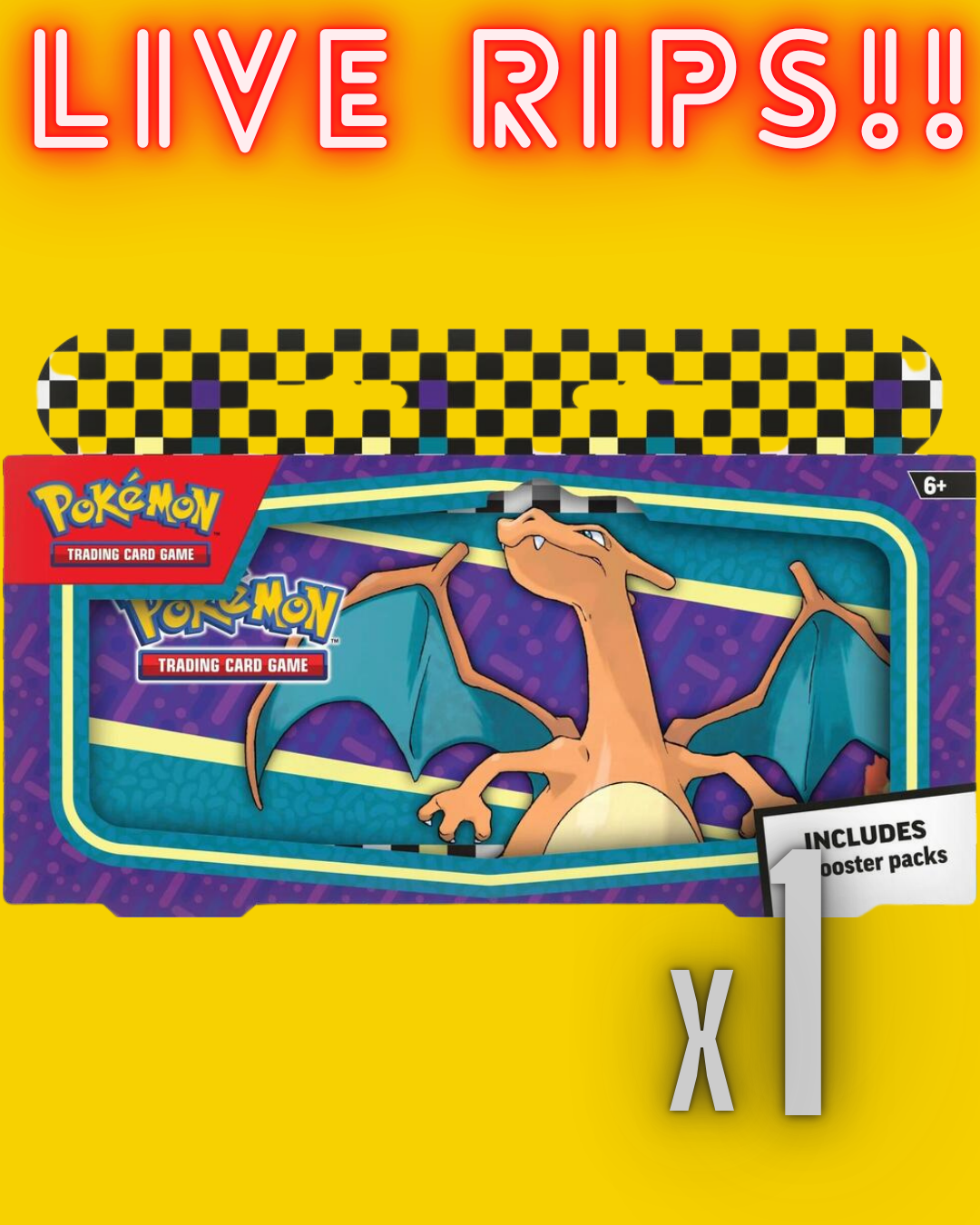 Pokémon Pencil TIN W/ 2 Booster Packs